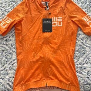 Orange Cycling Jersey by Pedal Mafia